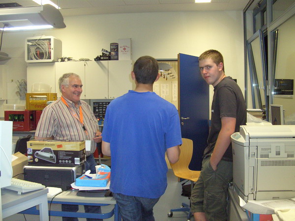 Helfer beim 5.IRC Robotik