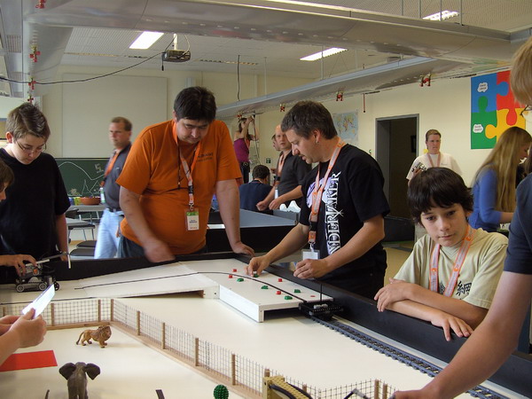 Helfer beim 5.IRC Robotik